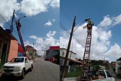 Prefeitura amplia substituição de lâmpadas na cidade